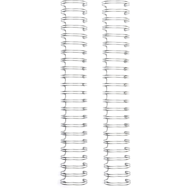 Spirales de reliure - Argent - 2,5cm diamètre - Album, carnet, journal - Scrapbooking