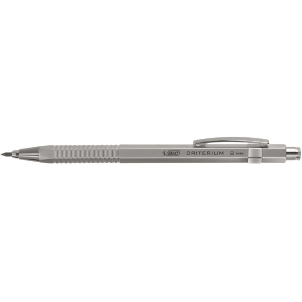 Porte-Mines Critérium - 2Mm - Luxe - Argent - Bic pas cher