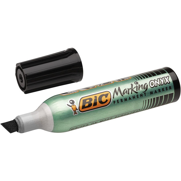 Marqueur Permanent - Marking Onyx 1481 - Noir - Bic pas cher