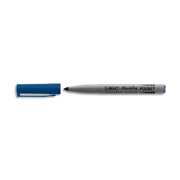 Marqueur Permanent - Marking Pocket - Bleu - Bic pas cher