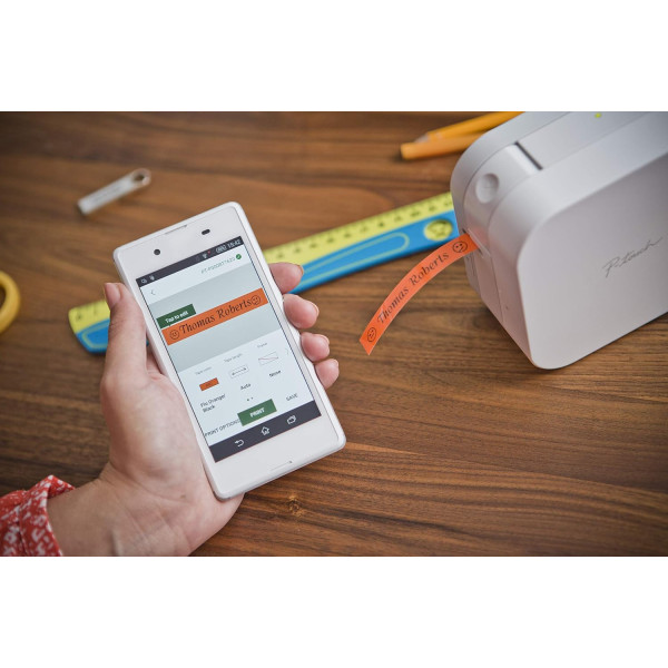 Imprimante étiquettes - Brother - PT-P300BT P-TOUCH CUBE - Portable - Bluetooth