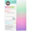 Papier cartonné - Pailleté holographique - A4 - 230g - 50 feuilles - Scrapbooking - Sizzix