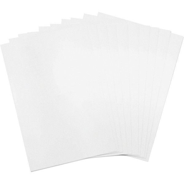 Plastique fou - Imprimable - 10 feuilles - 20,9x29,8cm - Création bijoux, accessoires - Sizzix