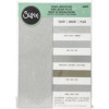 Papier cartonné - Pailleté argent - A4 - 230g - 50 feuilles - Scrapbooking - Sizzix