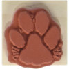 Mini tampon - Patte de chien - Empreinte d'animal - Bois - Scrapbooking - Artemio