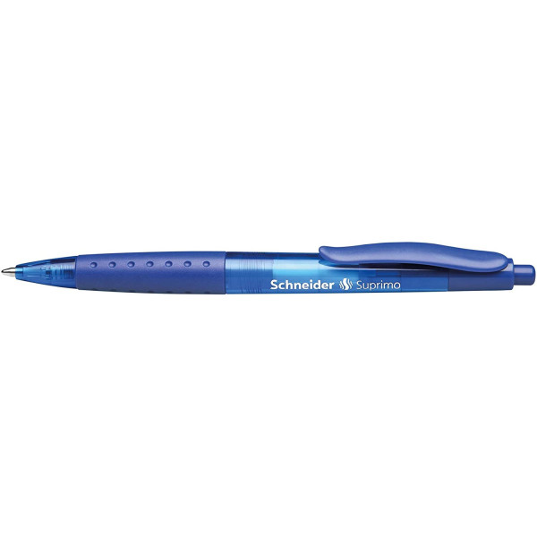 Stylo À Bille Rétractable Suprimo - Bleu - Schneider pas cher