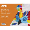 photo-Bloc multi-papiers - 32 x 24 cm - 45 feuilles - Assortiment de couleur - Apli