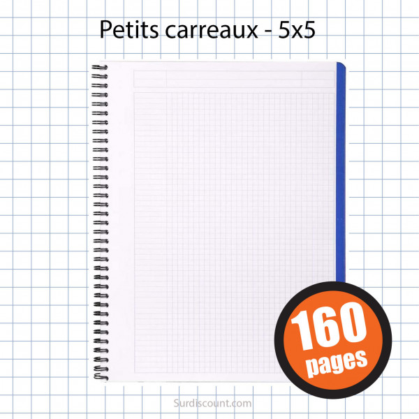 Cahier Colors Book 225X297 A4+ Petits Carreaux 5X5 160P Rhodia | Surdiscount