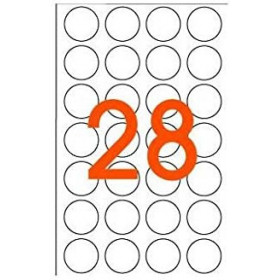 Gommettes Auto-Adhésives 15Mm 196 Étiquettes Blanche Apli 111840 | Surdiscount