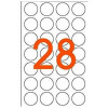 Gommettes Auto-Adhésives 15Mm 196 Étiquettes Blanche Apli 111840 | Surdiscount