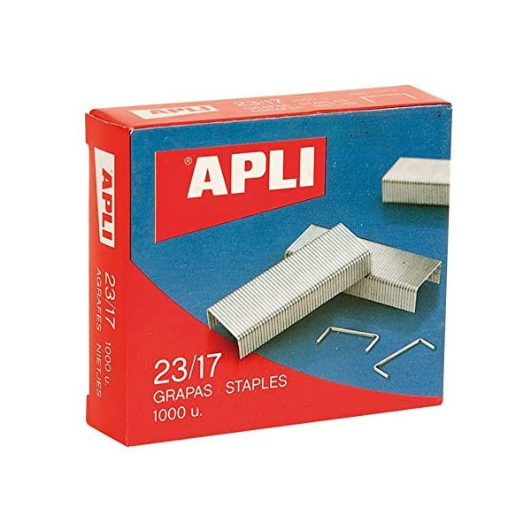 Boîte De 1000 Agrafes N°23/17 Apli pas cher