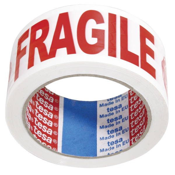 Ruban Adhésif "Fragile" 66Mx50Mm Tesa pas cher