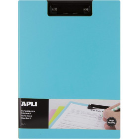 photo-Porte-bloc avec rabat premium bleu A4 - Apli