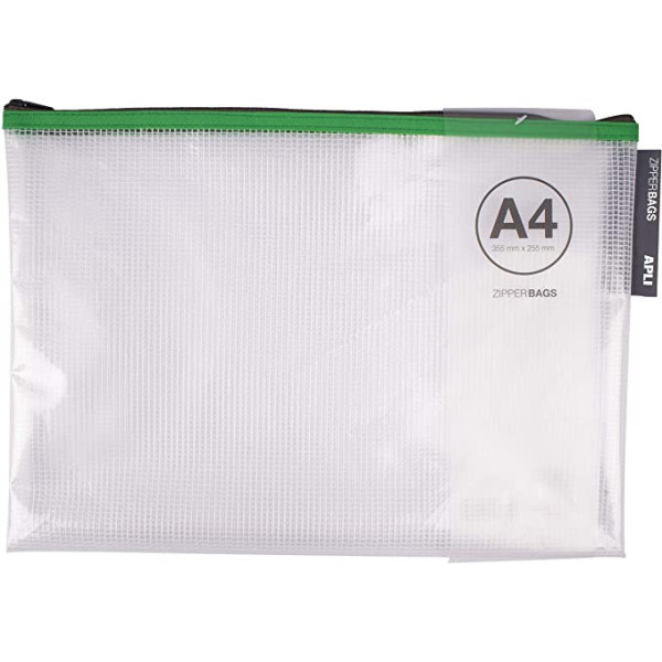 Zipper Bag - Pochette A Fermeture Éclair - A4 - Apli pas cher