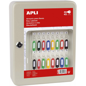 photo-Armoire à clés - Métallique pour 45 clés - Apli