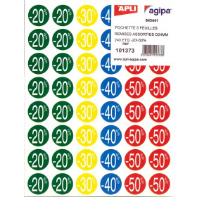 Pastilles Adhesives Remises - -20% À -50% - Apli - 101373 pas cher