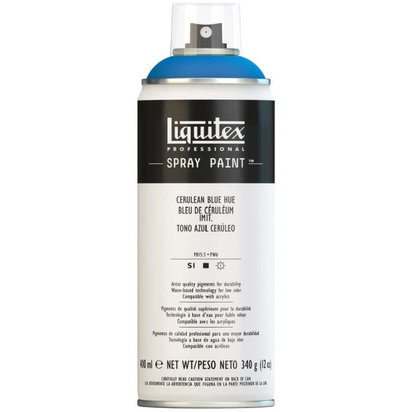 Bombe de peinture - bleu de ceruleul - Liquitex pas cher