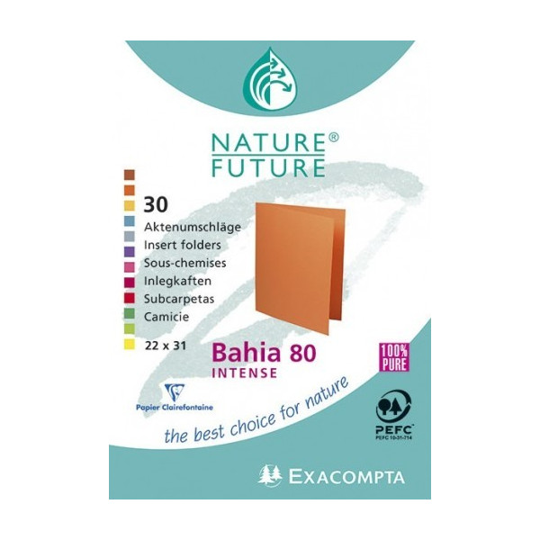 Lot De 30 Sous-Chemise Nature Future¬Æ Bahia 80 - Exacompta pas cher