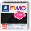 Pâte FIMO Soft - Pâte polymère - Noir - A cuire - Bloc de 57g - Loisirs créatifs
