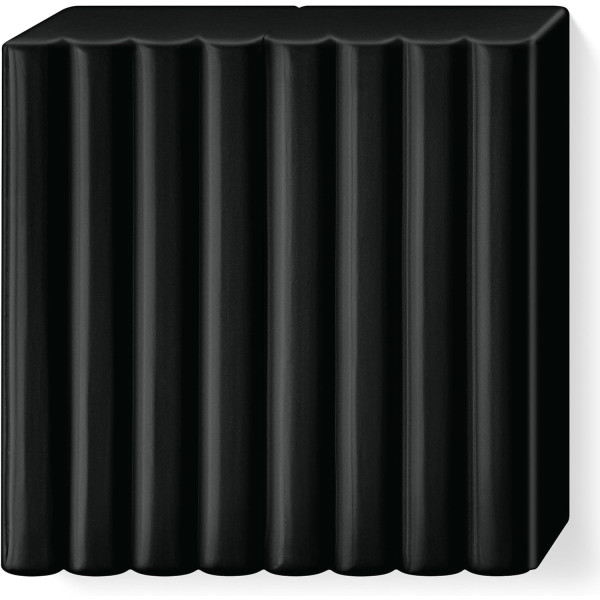 Pâte FIMO Soft - Pâte polymère - Noir - A cuire - Bloc de 57g - Loisirs créatifs