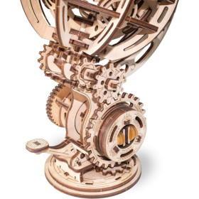 Maquette - 3D - Globe terrestre - 205 pièces - Bois - Mécanique - Cinétique - Adulte