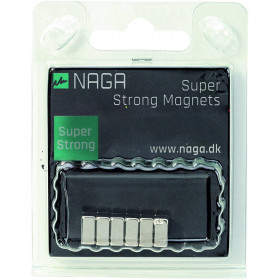 Boîte De 6 Aimants Puissants Carrés Naga pas cher
