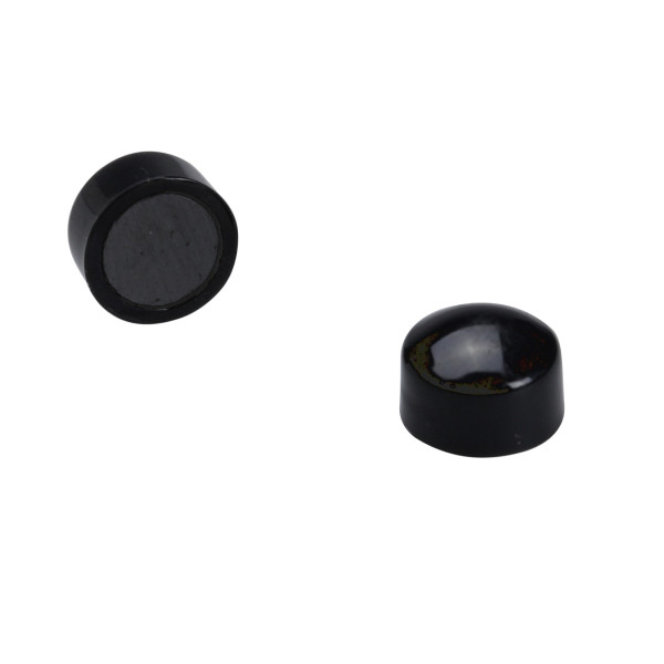 Lot De 10 Aimants Ronds Diamètre De 9 Mm - Noir - Sign | Surdiscount