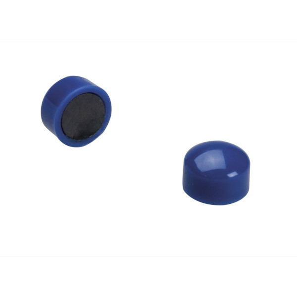 Lot De 10 Aimants Ronds Diamètre De 9 Mm - Bleu - Sign | Surdiscount