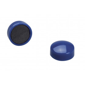 Lot De 10 Aimants Ronds Diamètre De 12 Mm - Bleu - Sign pas cher