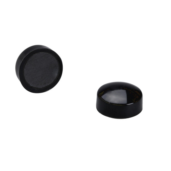 Lot De 10 Aimants Ronds Diamètre De 12 Mm - Noir - Sign | Surdiscount