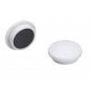 Lot De 6 Aimants Ronds Diamètre De 22 Mm - Blanc - Sign pas cher