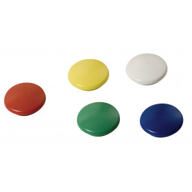 Lot De 6 Aimants Ronds Diamètre De 22 Mm - Assortiment - Sign | Surdiscount