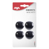 Lot De 4 Aimants Ronds Diamètre De 32 Mm - Noir - Sign | Surdiscount