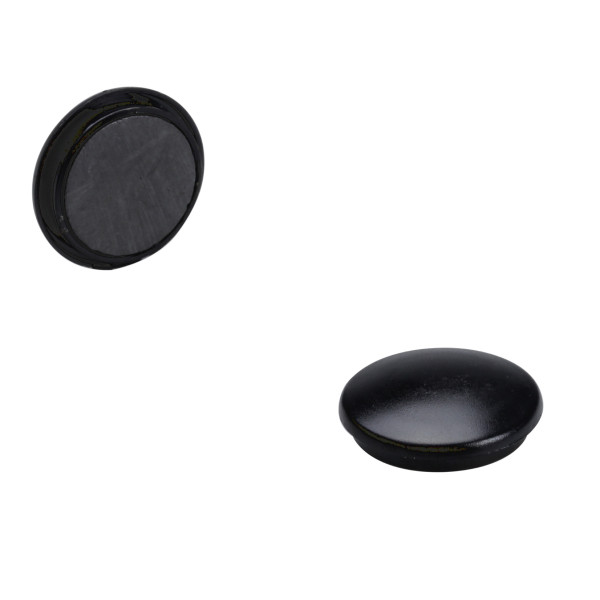 Lot De 4 Aimants Ronds Diamètre De 32 Mm - Noir - Sign | à seulement 1,99 €
