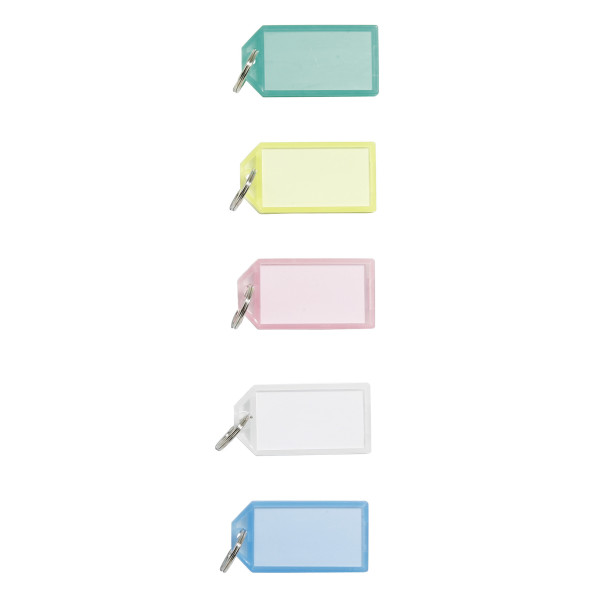 Sachet De 5 Porte-Clés A Clapet - Assortiment - Sign | Surdiscount