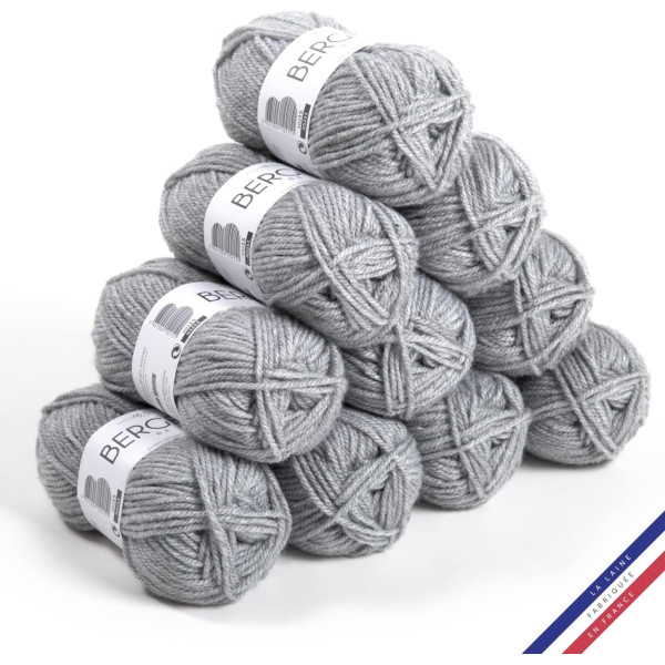 10 pelotes de laine - Menhir - 100% acrylique - Bergère de France - Barisienne 7