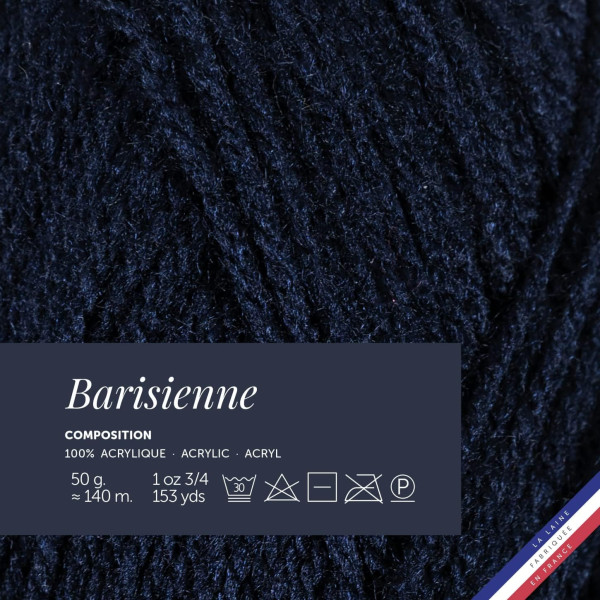 10 pelotes de laine - Amiral - 100% acrylique - Bergère de France - Barisienne