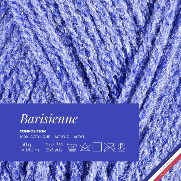 10 pelotes de laine - Royal - 100% acrylique - Bergère de France - Barisienne