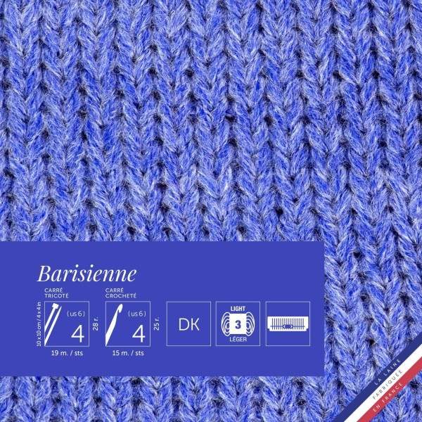 10 pelotes de laine - Royal - 100% acrylique - Bergère de France - Barisienne