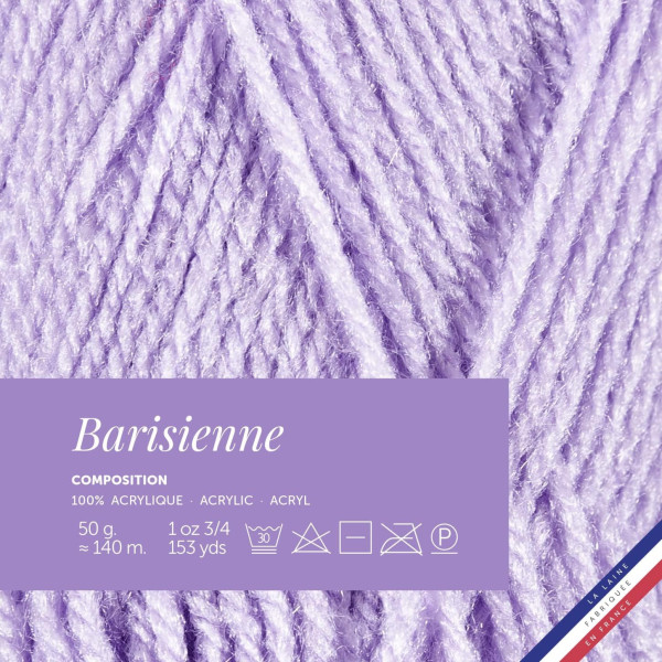10 pelotes de laine - Lavande - 100% acrylique - Bergère de France - Barisienne