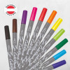 Feutres - Calligraphie - Double pointe - 2mm et pinceau - 11 couleurs - Trousse -Online