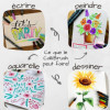 Feutres - Calligraphie - Double pointe - 2mm et pinceau - 11 couleurs - Trousse -Online
