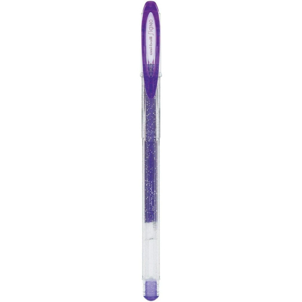 Stylos roller - Encre gel - Couleurs pailletées - Mine 1mm - 8 teintes - Uni-Ball