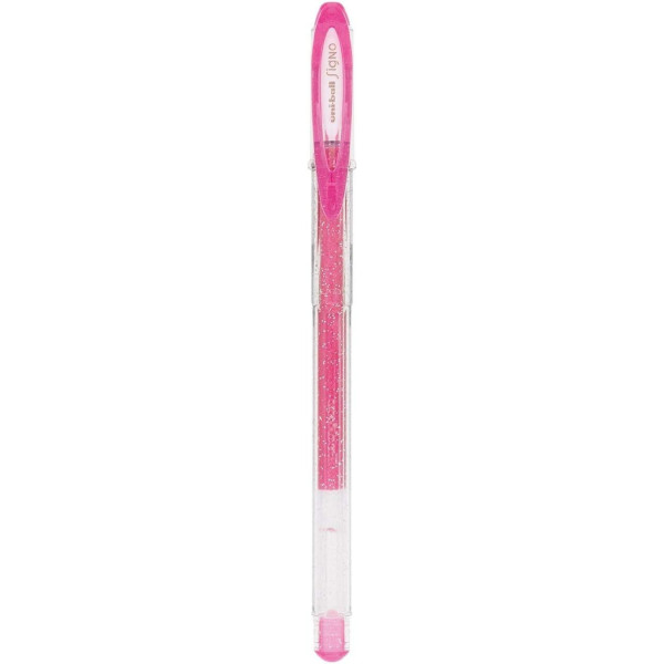 Stylos roller - Encre gel - Couleurs pailletées - Mine 1mm - 8 teintes - Uni-Ball