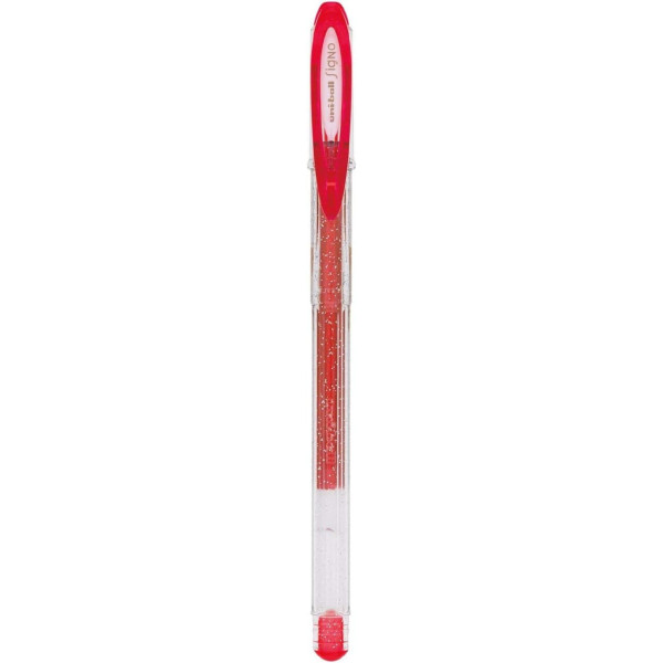Stylos roller - Encre gel - Couleurs pailletées - Mine 1mm - 8 teintes - Uni-Ball