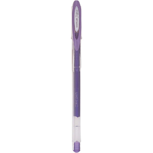 Stylos roller - Encre gel - Couleurs métallisées - Mine 1mm - 8 teintes - Uni-Ball