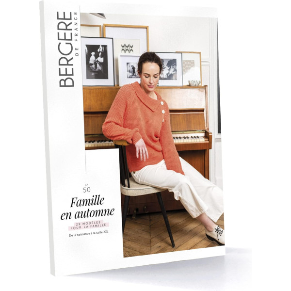 photo - Catalogue - Patrons pour tricot et crochet - Famille automne - 27 modèles - Bergère de France