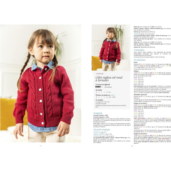 Catalogue - Patrons pour tricot et crochet - Famille automne - 27 modèles - Bergère de France