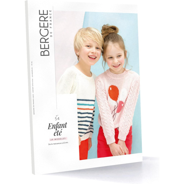 photo - Catalogue - Patrons pour tricot et crochet - Tenues enfant été - N°54 - Bergère de France