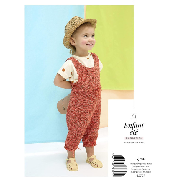 Catalogue - Patrons pour tricot et crochet - Tenues enfant été - N°54 - Bergère de France